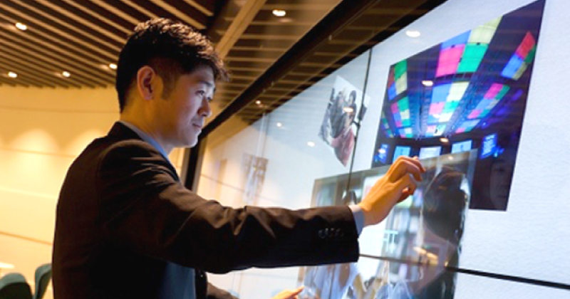 カメラ方式タッチパネルの製品例