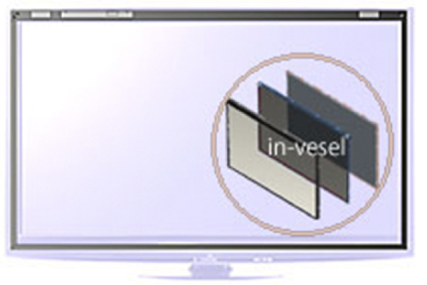 タッチパネル用の組込みフレーム